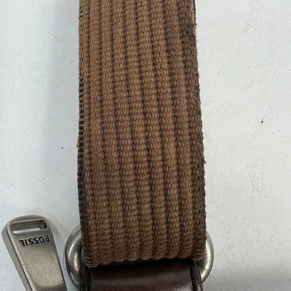 FOSSIL Key Per Coated Canvas Floral Crossbody Bag Red Yellow Turnlock - Picture 12 of 13